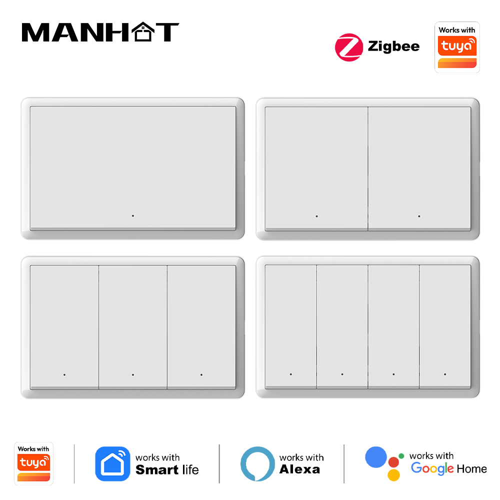 Smart Relay Tuya - Manhot Akıllı zigbee Anahtarı Nötr Kablo