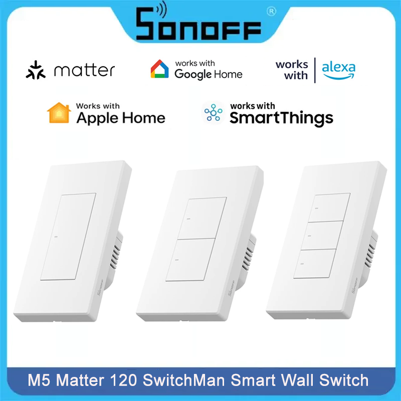 Sonoff - SONOFF M5 Matter Akıllı Duvar Anahtarı