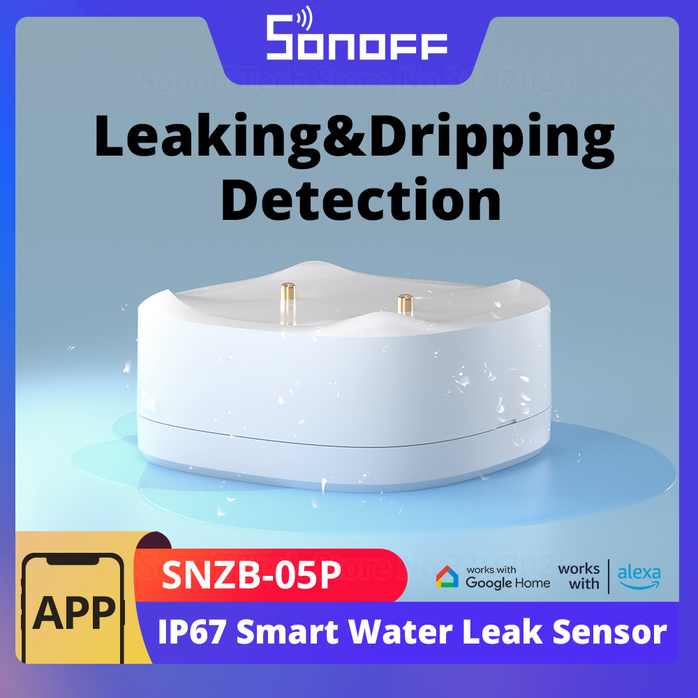Sonoff Basic - SONOFF SNZB-05P Zigbee Akıllı Su Kaçak