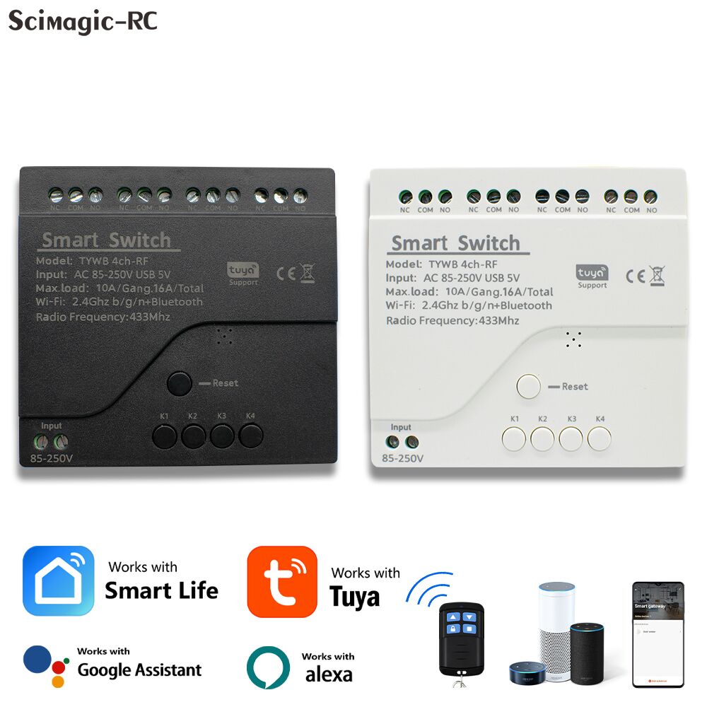 Tuya 4 Channel - 4CH Tuya Akıllı Wifi Anahtar Modülü