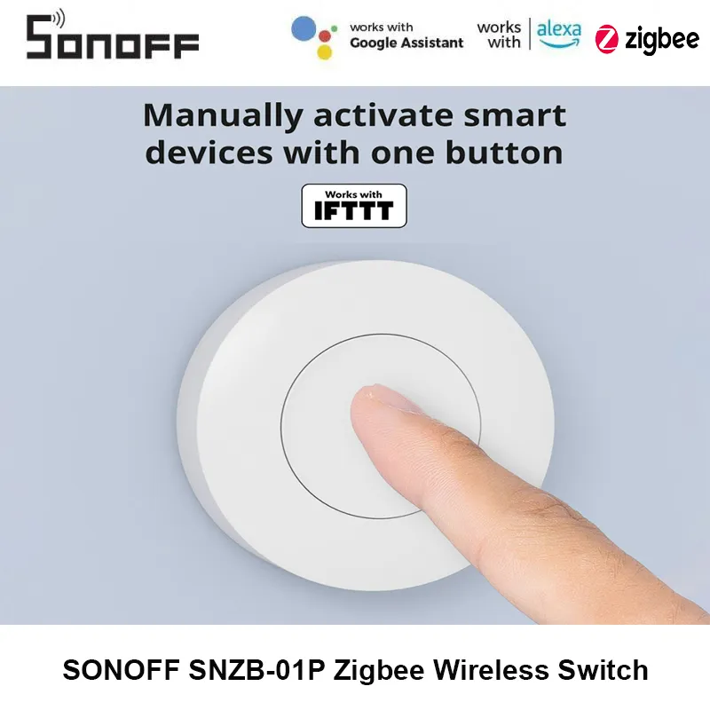 Sonoff - SONOFF Zigbee 3.0 SNZB-01P Kablosuz Anahtar
