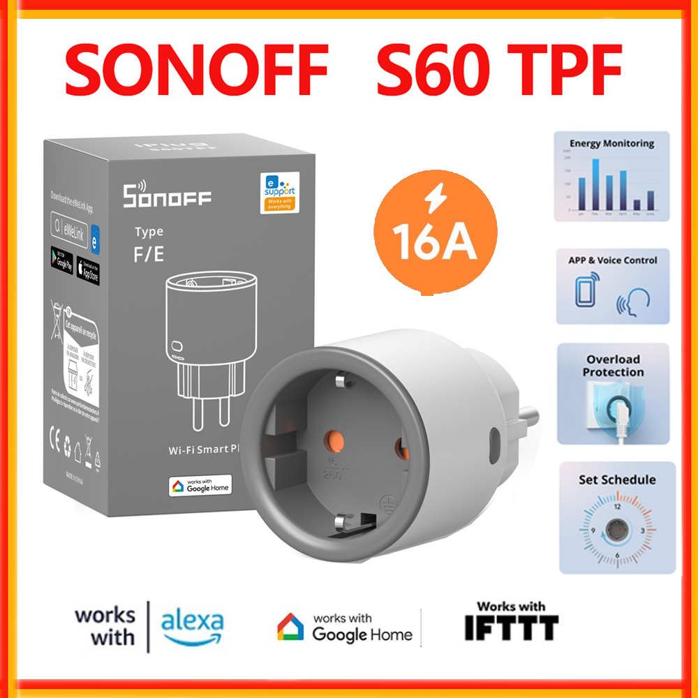 Sonoff Basic - SONOFF S60 TPF AB Wifi Akıllı