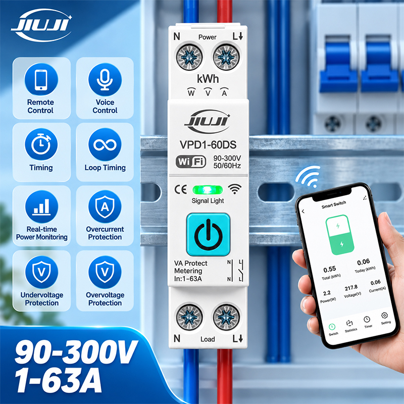 Smart Relay Tuya - Akıllı WiFi DIN Ray Anahtarı 1P