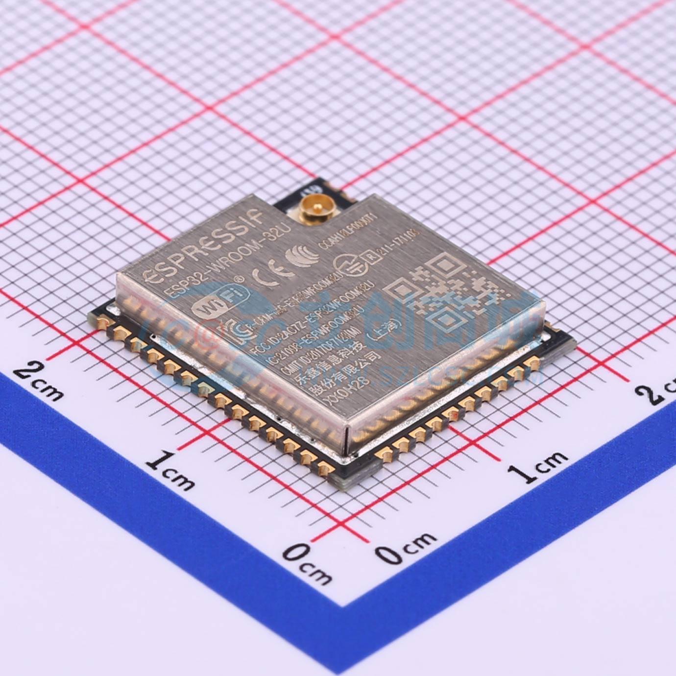 Smart Home Module Iot - 3 adet ESP32-WROOM-32U-N16 SMD 19.2x18mm ESP32-DOWD