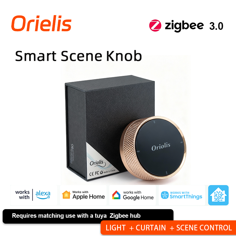 Smart Relay Tuya - ORIELIS Tuya Zigbee Akıllı Sahne Düğmesi