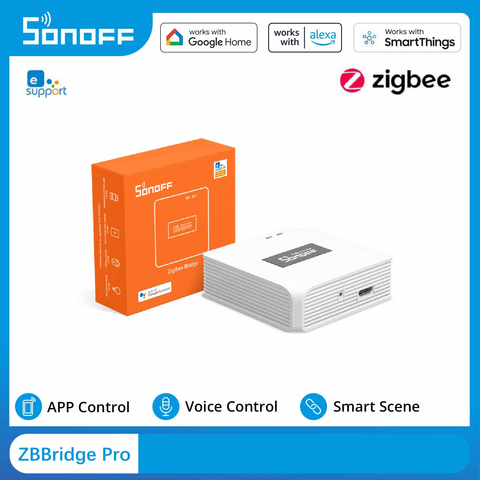Sonoff - SONOFF ZBBridge-P ZigBee Ağ Geçidi, ZigBee