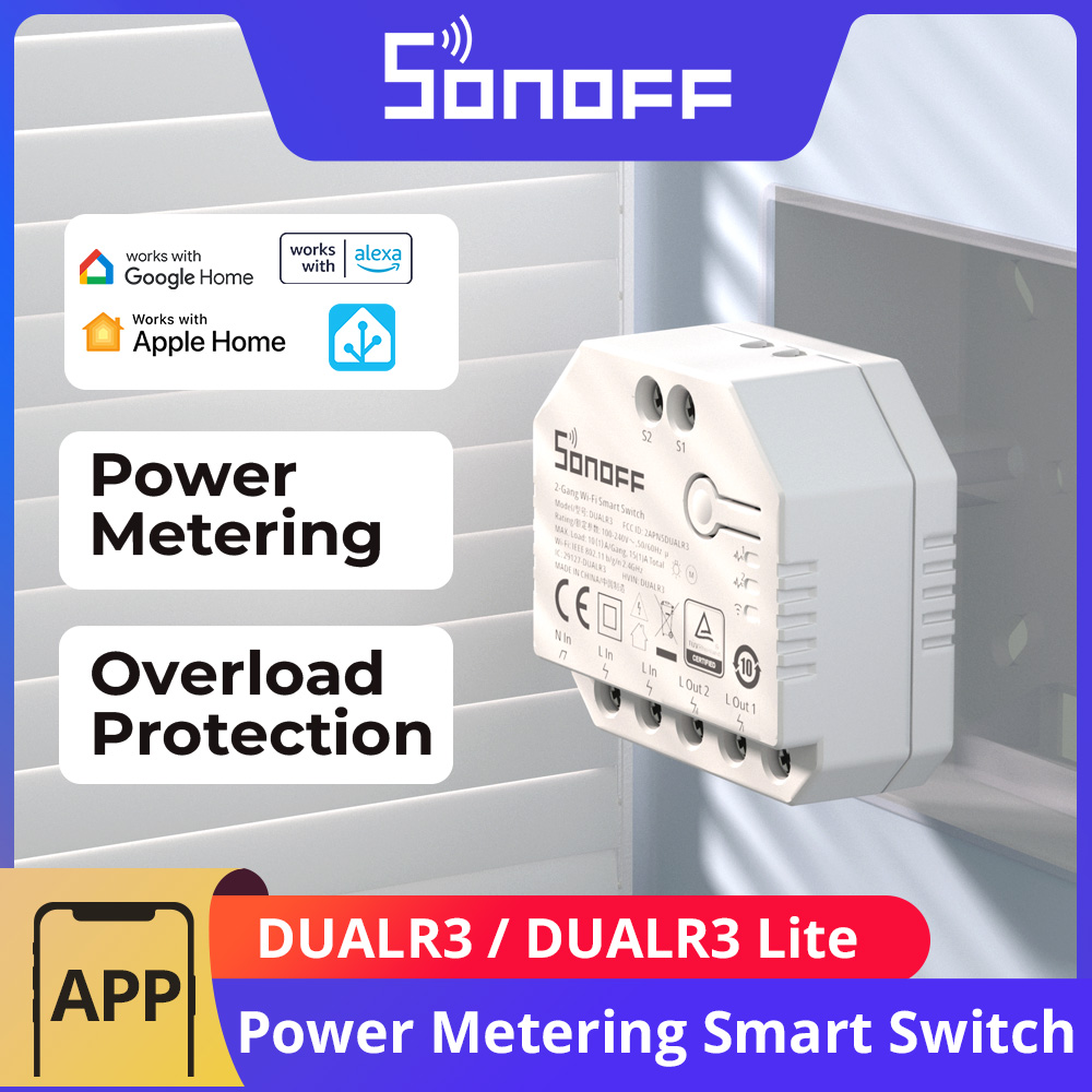Sonoff Mini R4 - SONOFF DUALR3 / DUALR3 Lite 2'li