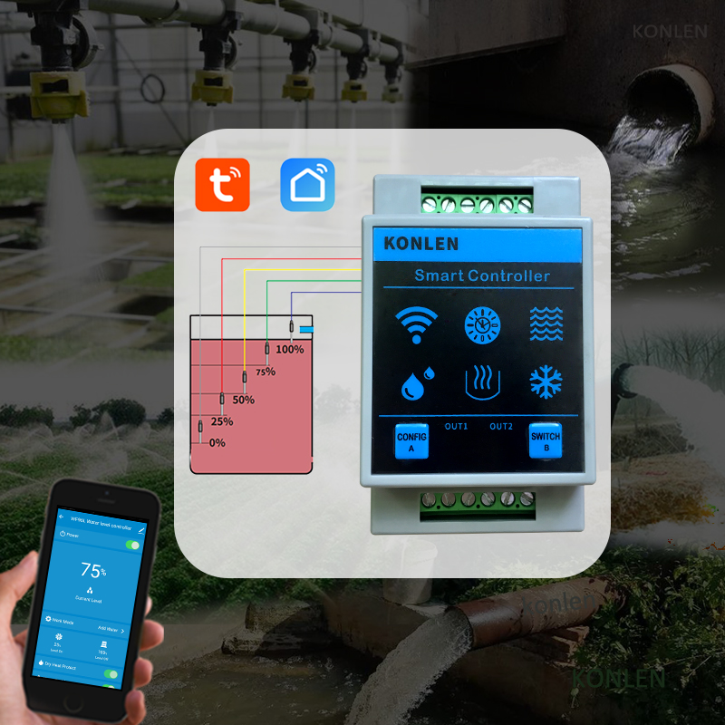 KONLEN Tuya Su Seviyesi Sensör - Home Assistant Tuya incelemesi ve fiyatı