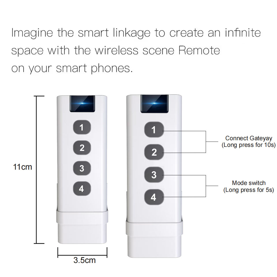 Tuya ZigBee Akıllı Sahne Anaht - Tuya 4 Channel incelemesi ve fiyatı