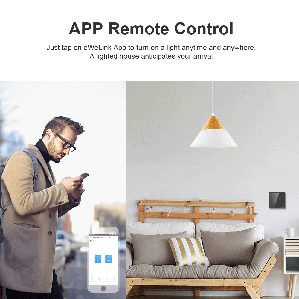 SONOFF T3EU siyah WiFi akıllı  - Sonoff Basic incelemesi ve fiyatı