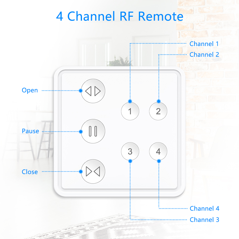 Tuya akıllı yaşam RF WIFI perd - Tuya 4 Channel incelemesi ve fiyatı