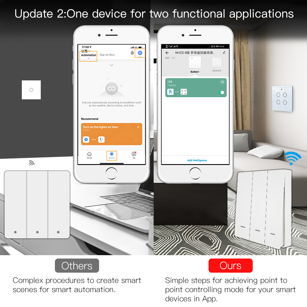 MOES Tuya ZigBee Sahne Anahtar - Smart Relay Tuya incelemesi ve fiyatı