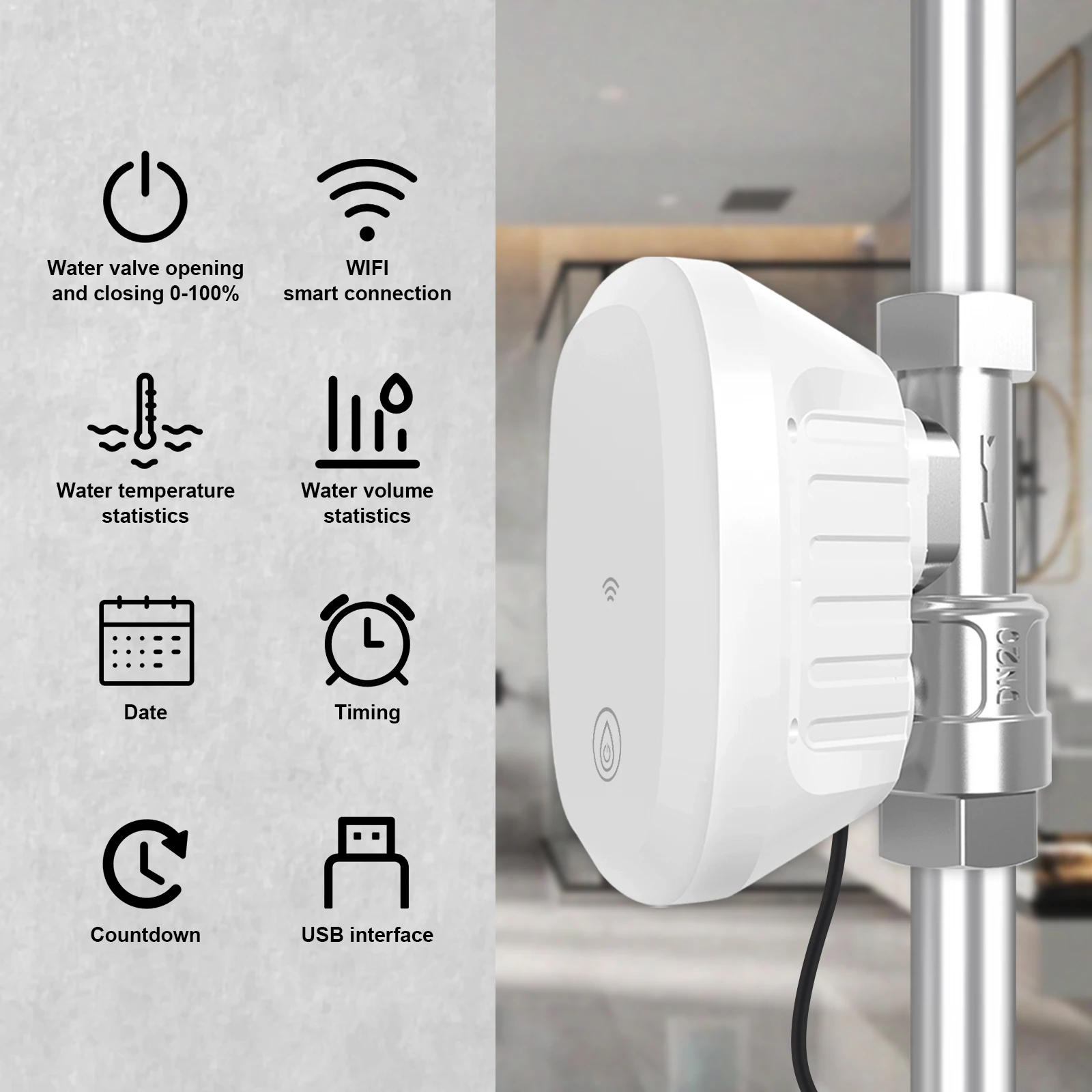 Su Vanası WiFi Akıllı Kontrol  - Home Assistant Tuya incelemesi ve fiyatı
