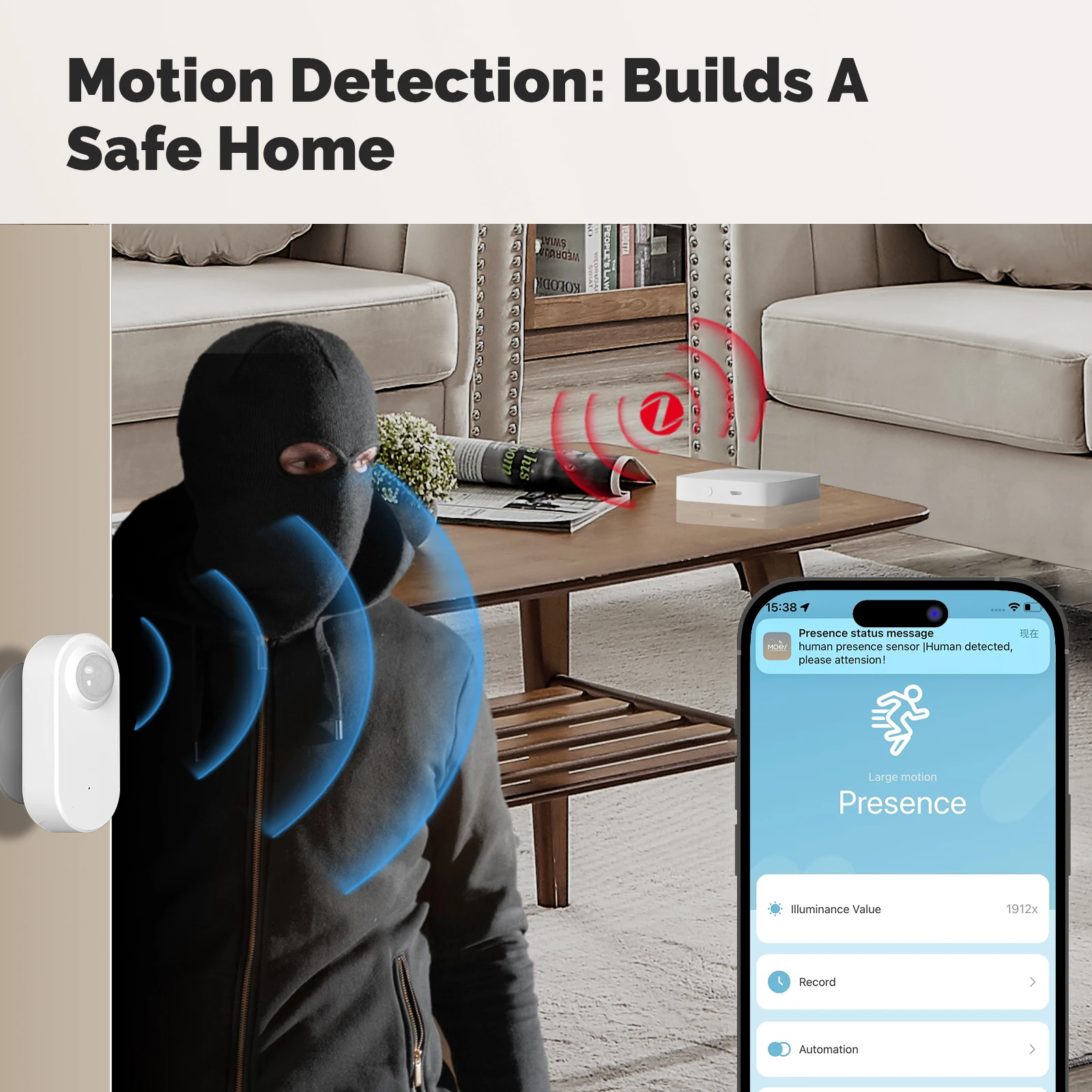 MOES Tuya ZigBee İnsan Varlığı - Tasmota incelemesi ve fiyatı