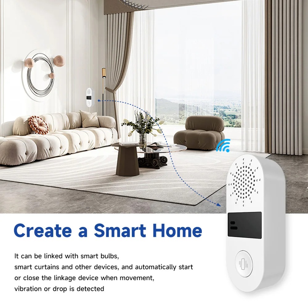 Tuya WiFi Titreşim Sensörü - 1 - Home Assistant Tuya incelemesi ve fiyatı