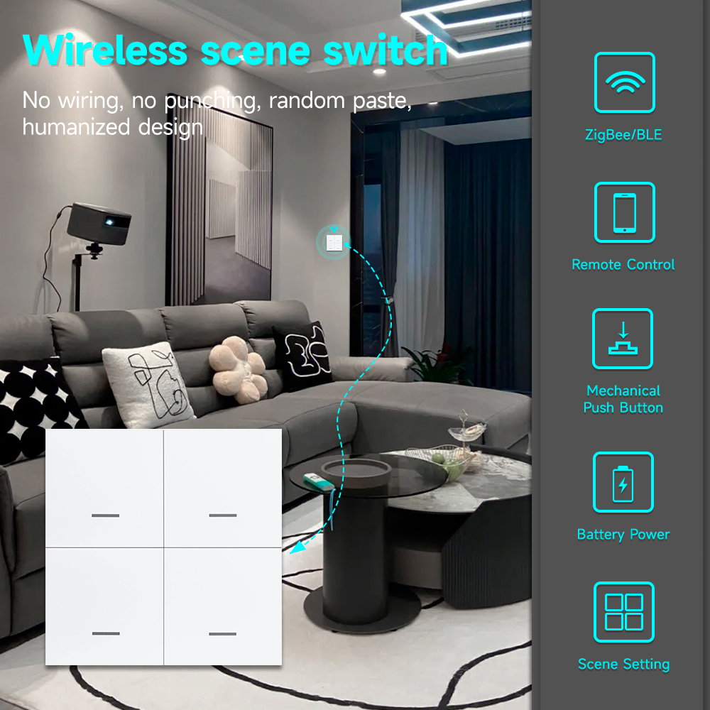 Tuya ZigBee 3.0 Akıllı Sahne A - Sonoff incelemesi ve fiyatı