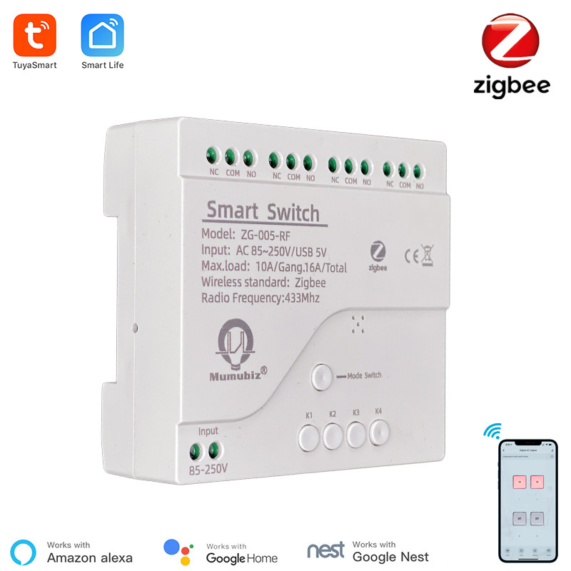 Tuya akıllı Zigbee 220V anahta - Tuya 4 Channel incelemesi ve fiyatı