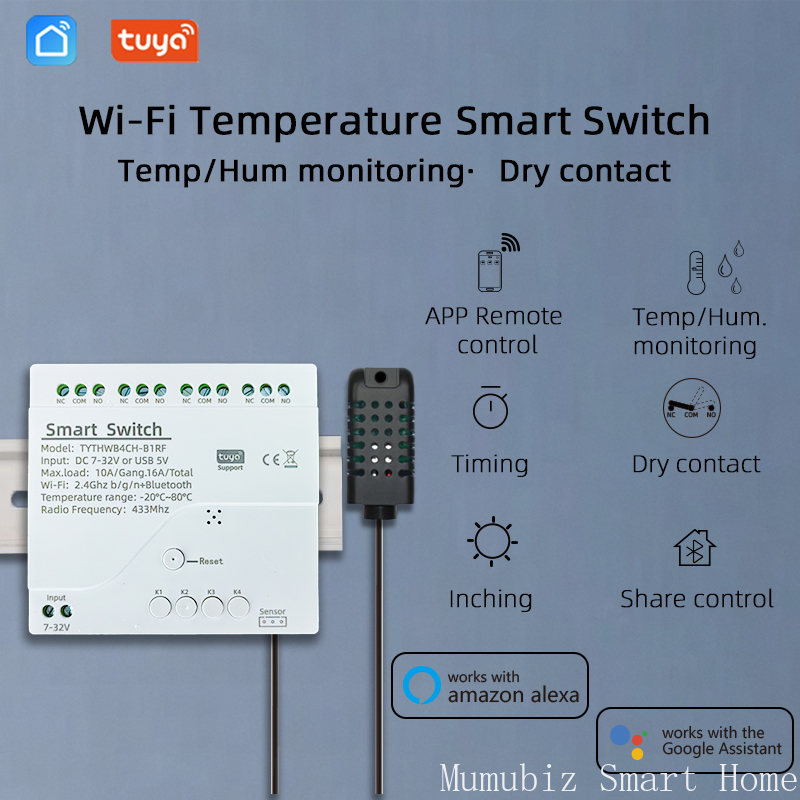 Tuya Akıllı 7-32 V WiFi 4 Kana - Tuya 4 Channel incelemesi ve fiyatı
