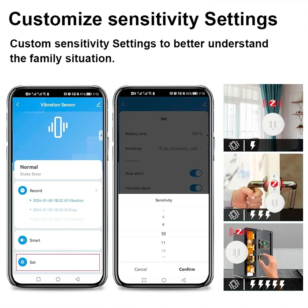 Tuya ZigBee Akıllı Titreşim ve - Home Assistant Tuya incelemesi ve fiyatı