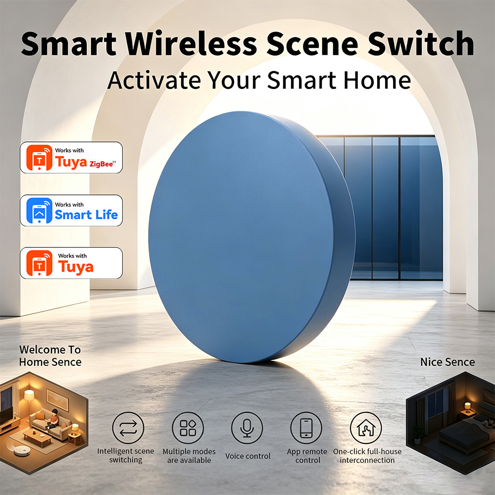Zigbee Akıllı Sahne Düğmesi Tu - Home Assistant Tuya incelemesi ve fiyatı