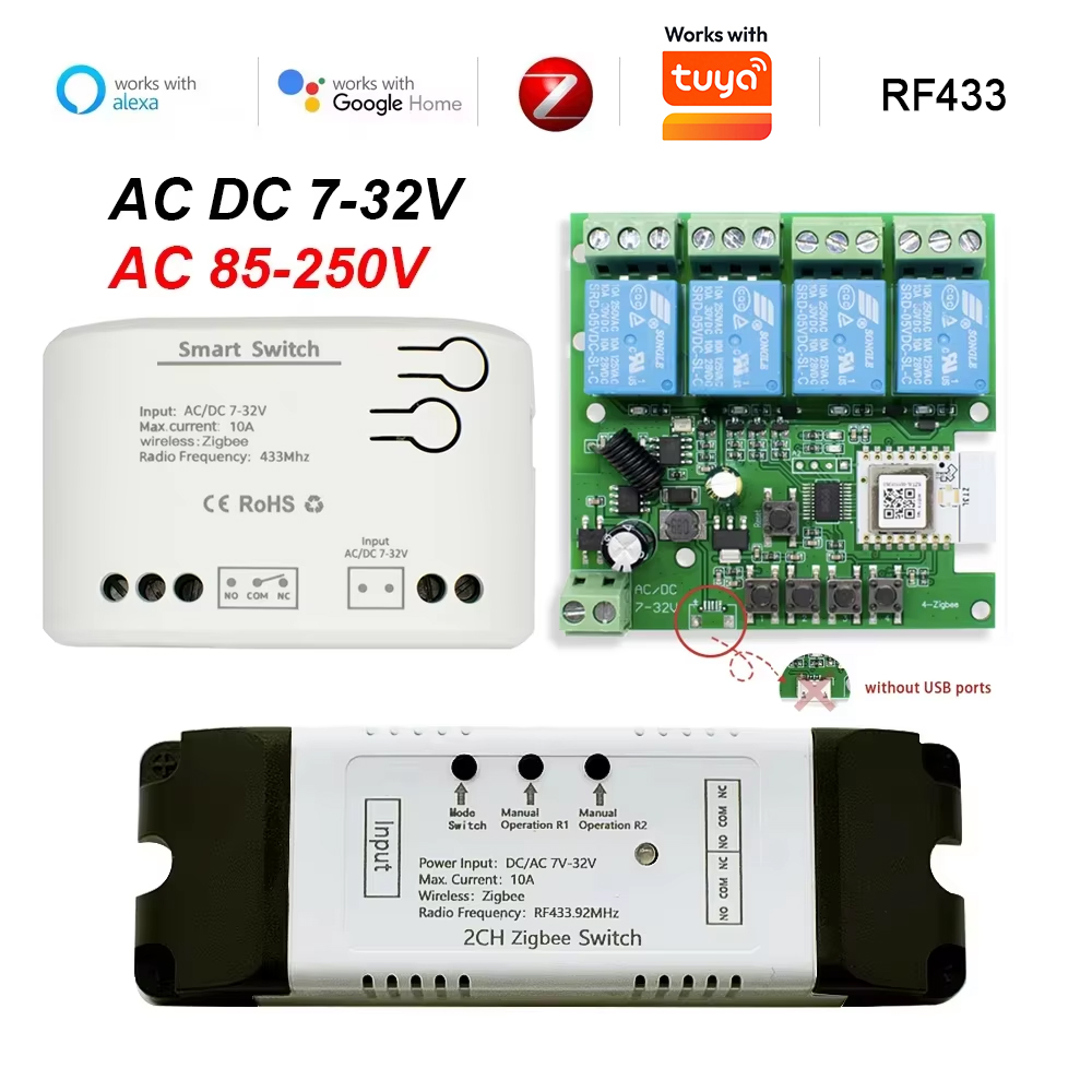 Kuru Kontak Akıllı Zigbee Anah - Tuya 4 Channel incelemesi ve fiyatı