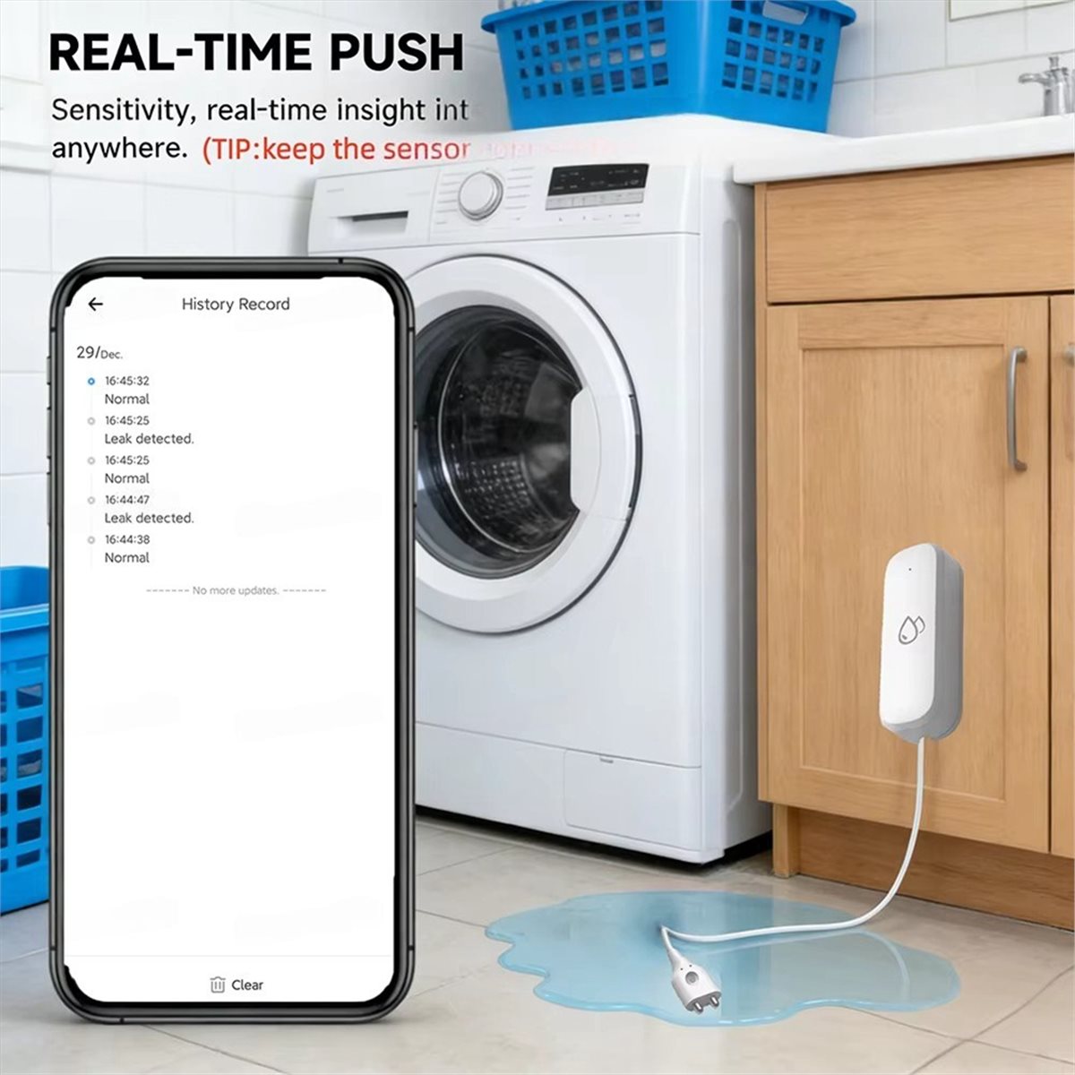 Uyumlu ZigBee Su Sızıntısı Sen - Tuya Smart incelemesi ve fiyatı